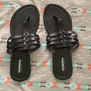 Black sandals